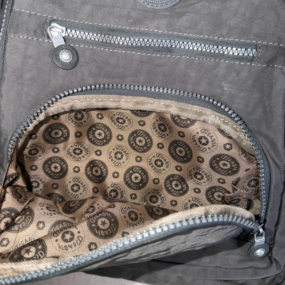Tegaote Gray Backpack Large Multi Pocket Travel‎ School Bag